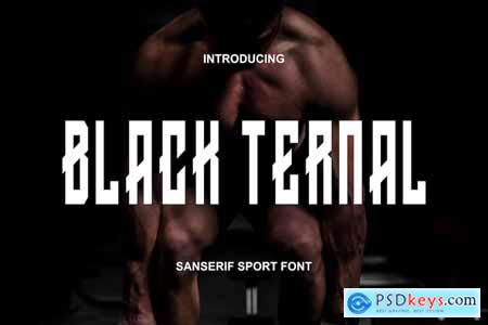 Black Ternal Font