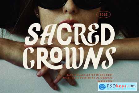 Sacred Crowns - 2 in 1 Display Font