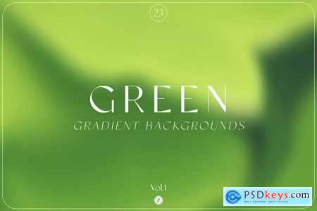 Green Gradient Backgrounds Vol. 1
