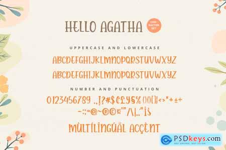 Hello Agatha Font Duo