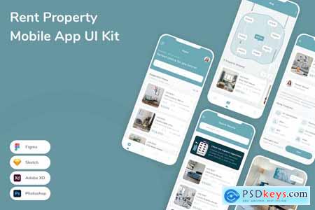 Rent Property Mobile App UI Kit