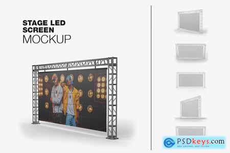 pack Isolated Events Led Display Mockup