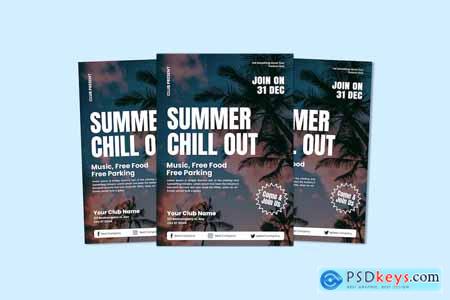 Summer Chill Out Flyer