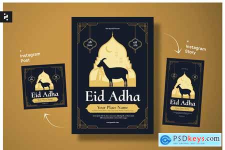 Elegant Eid Adha Flyer