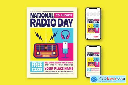 National Radio Day Flyer