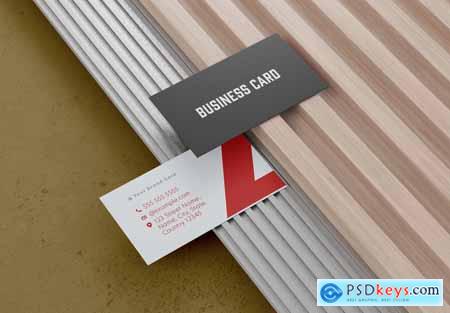 Minimalistic Business Cards Mockup