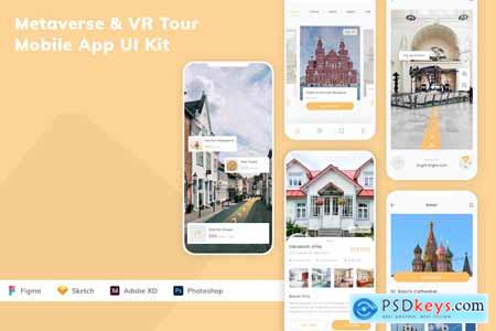 Metaverse & VR Tour Mobile App UI Kit