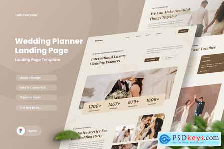 Bridemy - Wedding Planner Landing Page