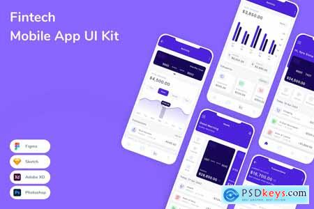 Fintech Mobile App UI Kit
