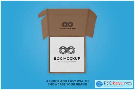 Box Mockup - Top View