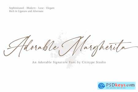 Adorable Margherita - Beautiful Script Font