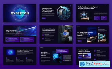 Cyberton - Cyber Security Powerpoint Template
