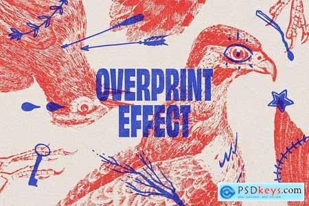 Old Master OverPrint Photoshop Effects