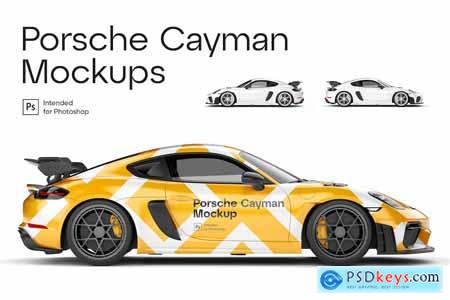 Porsche Cayman Mockups
