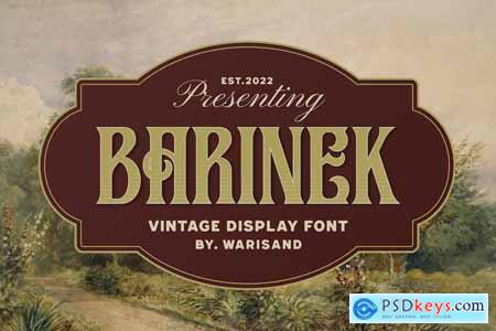 Barinek - Vintage Font