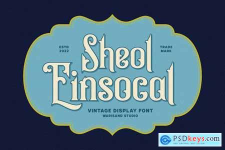 Sheol Einsocal - Vintage Font