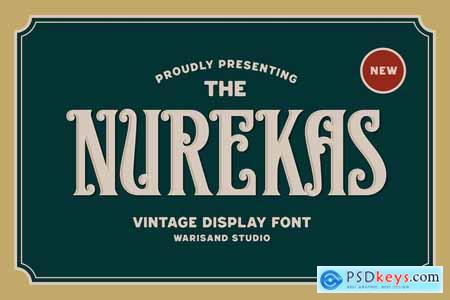Nurekas - Vintage Font