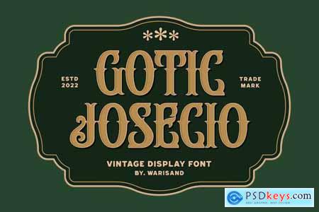 Gotic Josecio - Vintage Font