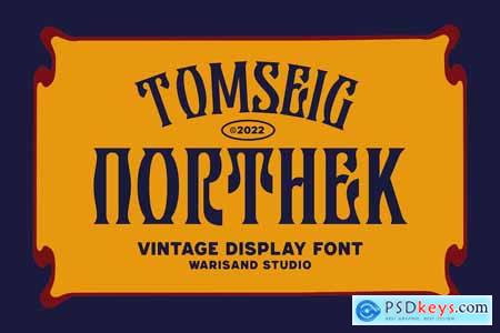 Tomseig Northek - Vintage Font