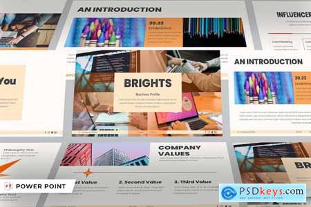 Bright Digital Business Profile PPT 002