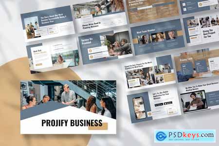 Projify Business Presentation PowerPoint Template