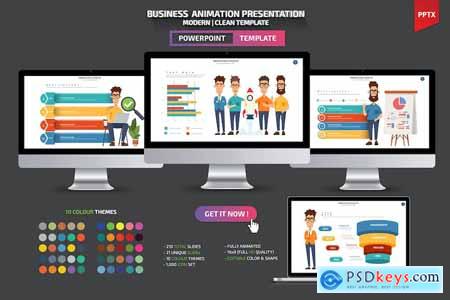 Business Animation Powerpoint Templates