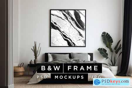 Elegant Black & White Frame Mockups