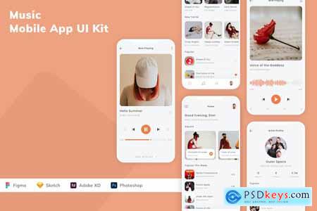 Music Mobile App UI Kit