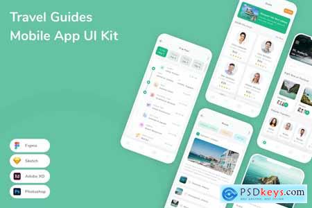 Travel Guides Mobile App UI Kit