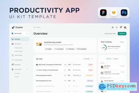 Productivity App Dashboard UI Kit