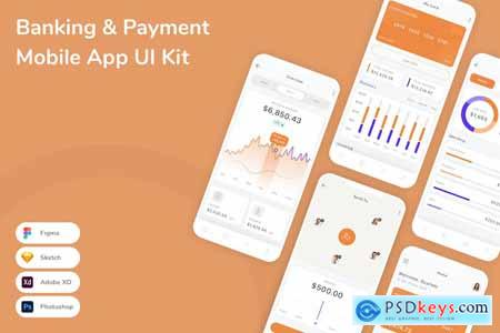 Banking & Payment Mobile App UI Kit