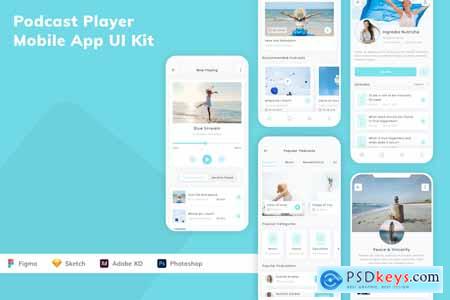 Podcast Player Mobile App UI Kit