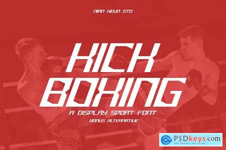 Kick Boxing - Display Sport Font