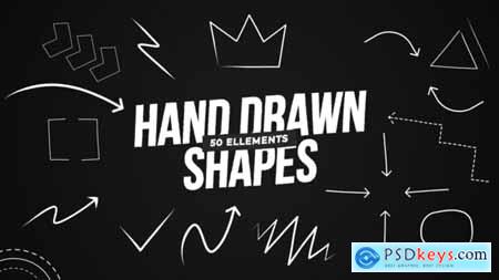Hand Drawn Shapes 45506192