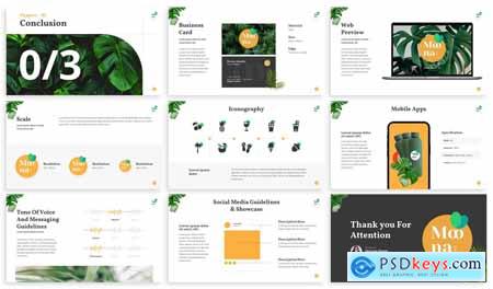 Moona - Brand Guideline Powerpoint Template