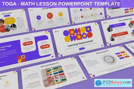 Toga - Math Lesson Powerpoint Template