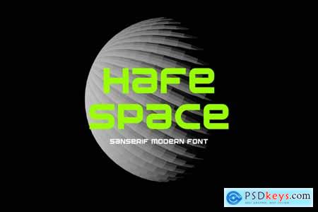 HafeSpace - Modern Font