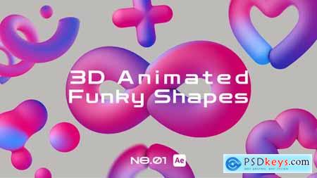 3D Animated Funky Shapes 45434137