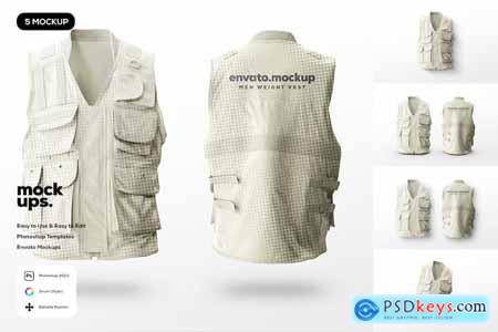 Man Vest Mockup