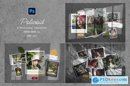 Polaroid Photo Templates WATV2T6