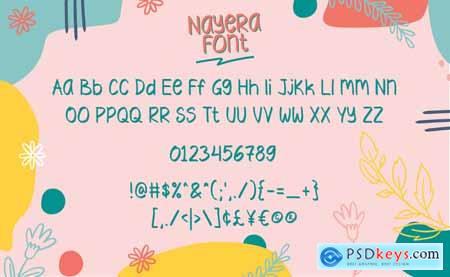 Nayera - Handwritten Font