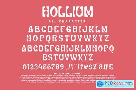Hollium Stylish Vintage Typeface