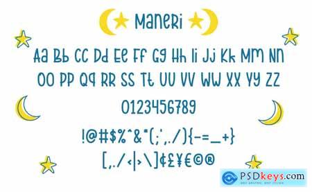 Maneri - Handwritten Font
