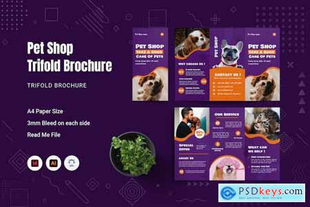 Pet Shop Trifold Brochure
