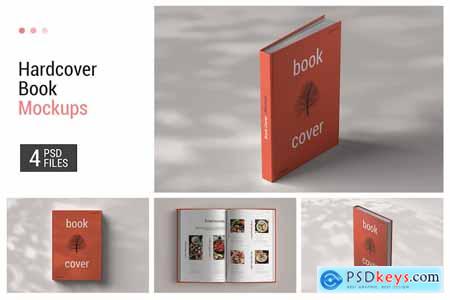 Hard Cover Vertical Book Mockup