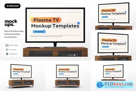 Plasma TV Setup Mockup