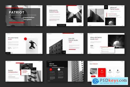 Patriot  Business PowerPoint Template