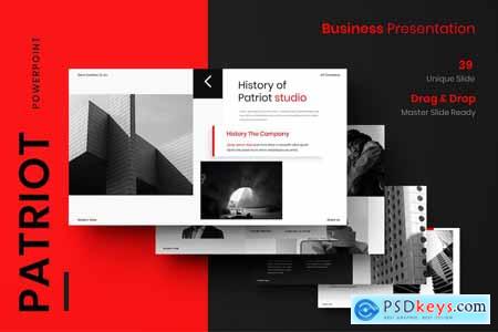 Patriot  Business PowerPoint Template