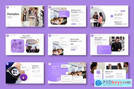 Parades  Business PowerPoint Template