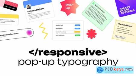 Responsive Pop-up Typography 45358250